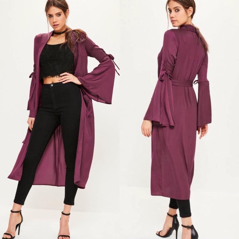 Missguided Satin Duster